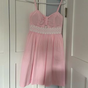 Lilly Pulitzer Pink Seersucker Dress
